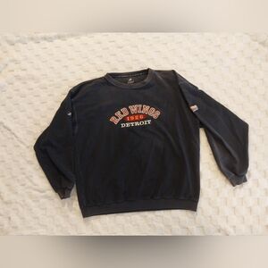 Red Wings 1926 Detroit Crewneck Sweater - Black